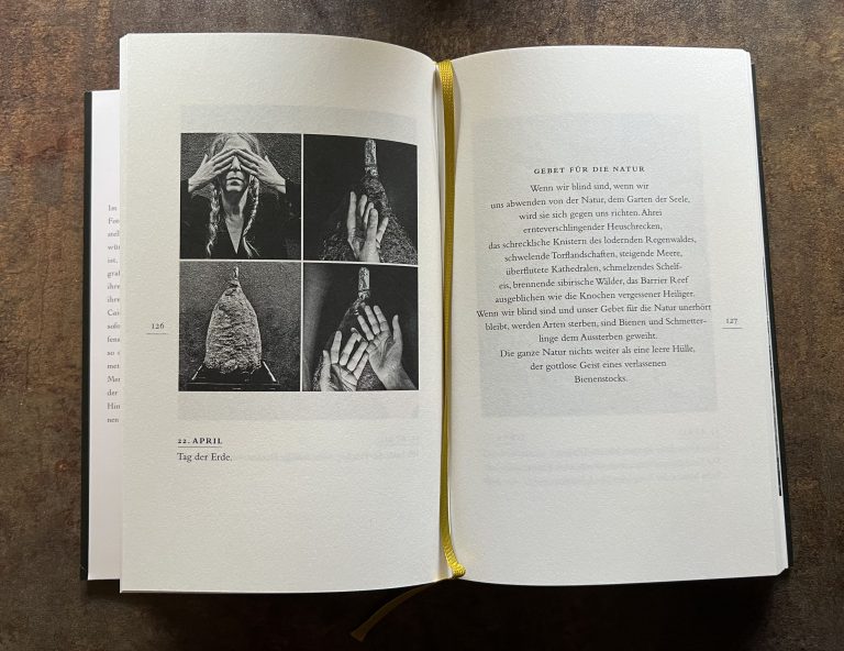 Ausschnitt aus Patti Smith Buch A Book Of Days vom 22. April zum Tag der Erde.