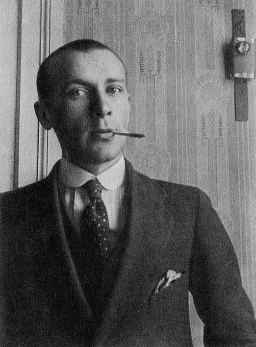 Der junge Bulgakov in den 1910er Jahren