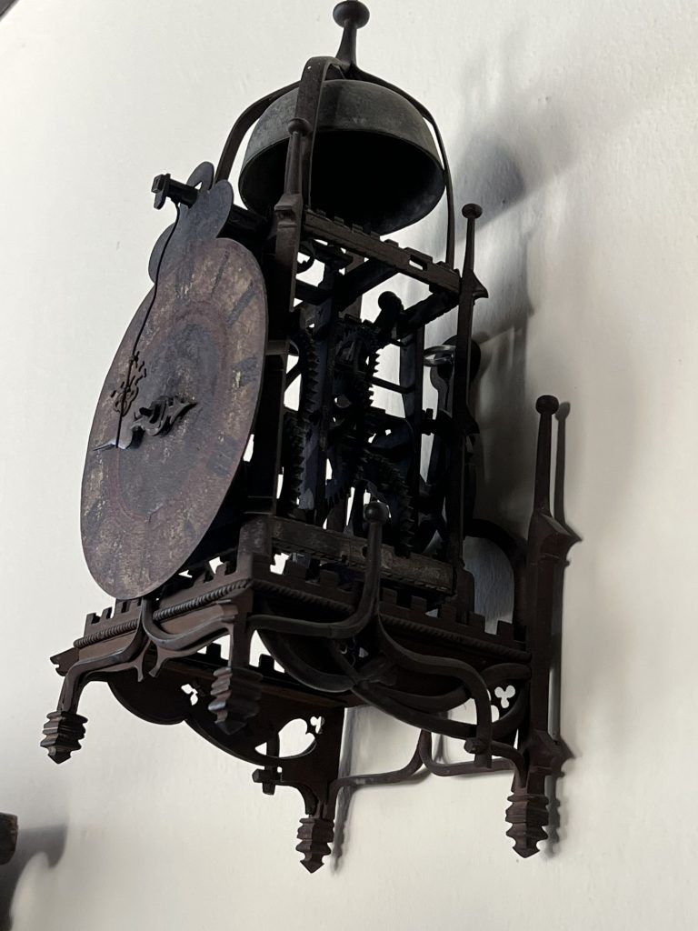 Unbekannt: Räderuhr, Eisen, undatiert (1880 von Friedrich Wilhelm Wanderer für die Albrecht-Dürer-Haus-Stiftung erworben), Albrecht-Dürer-Haus-Stiftung e.V.