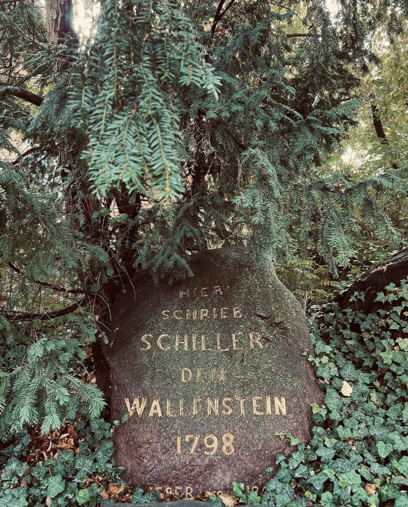 Patti Smith besucht Friedrich Schillers Garten in Jena -Foto: Platz an dem Schiller den Wallenstein 1789 schrieb