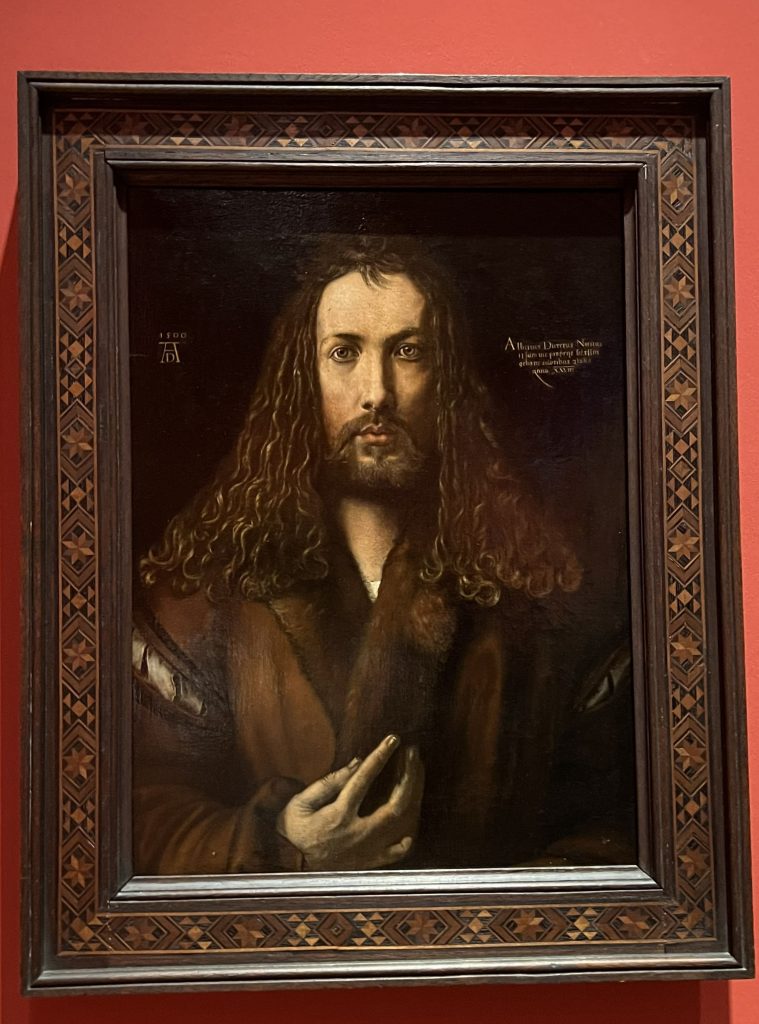 Carl Jäger oder Friedrich Wilhelm Wanderer: Kopie nach Abrecht Dürers Gemälde "Selbstbildnis im Pelzrock“, 1500 (Original in der Alten Pinakothek, München), Museen der Stadt Nürnberg, Kunstsammlungen