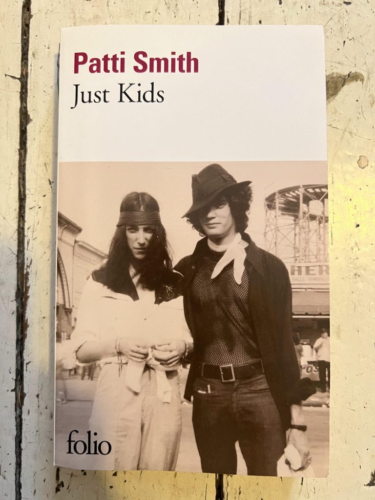 Patti Smith Buch Just Kids, Buchdeckel Vorderseite der französischen Ausgabe