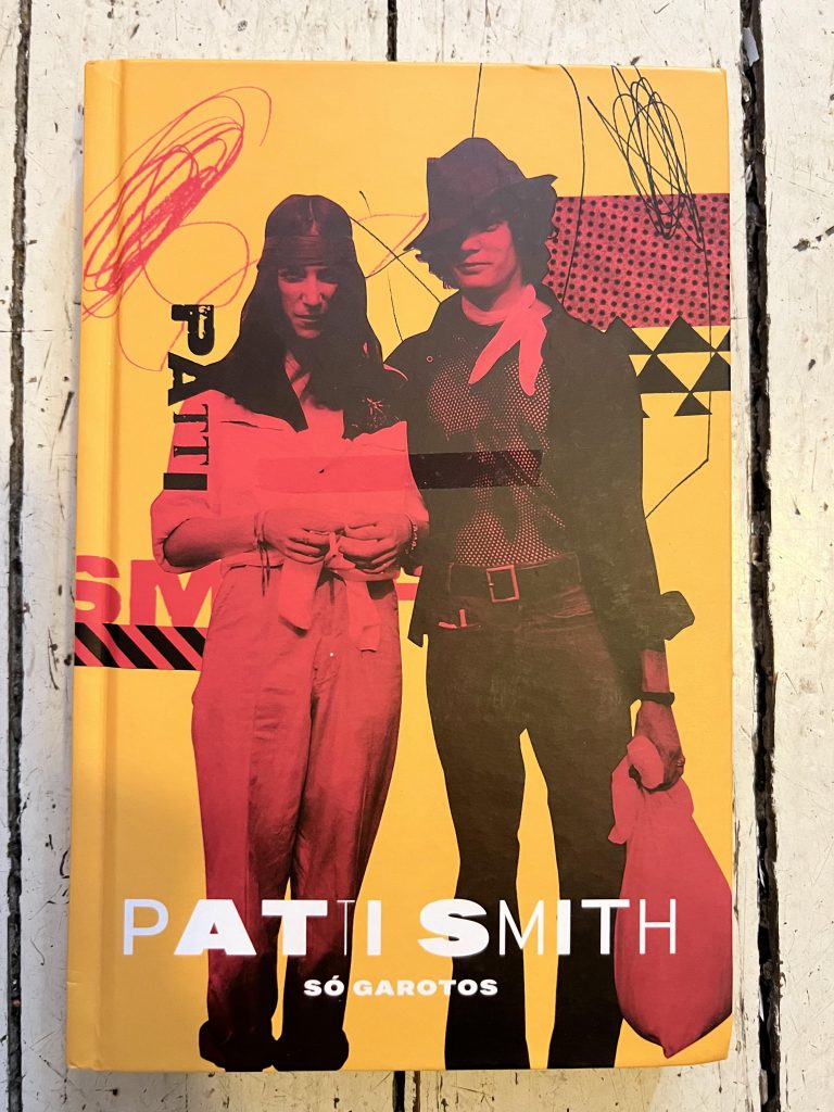 Patti Smith Buch Just Kids, Buchdeckel Vorderseite der brasilianischen Ausgabe
