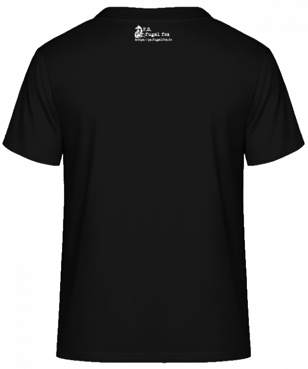 T-Shirt "fugal fox" in schwarz, ein von Patti Smith exklusiv entworfenes Design