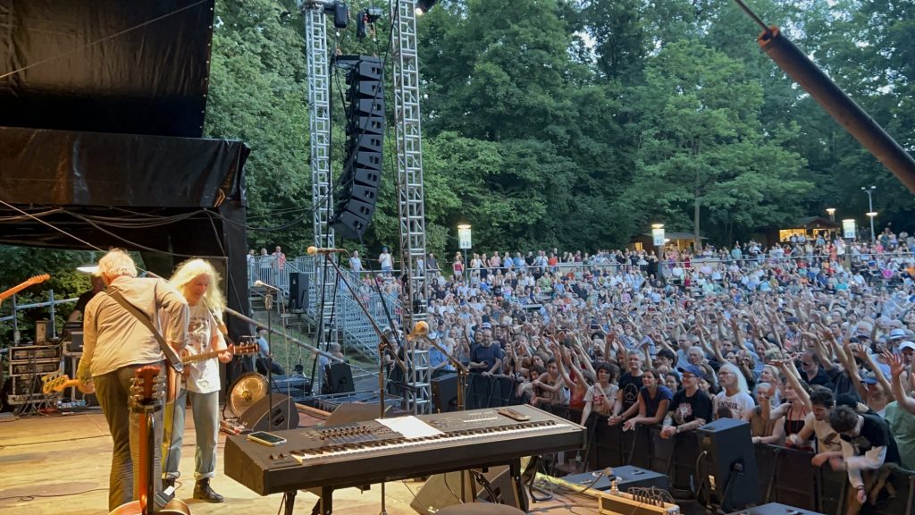 Mit Patti Smith on Europe-Tour. Patti Smith Quartet on Stage in Stuttgart