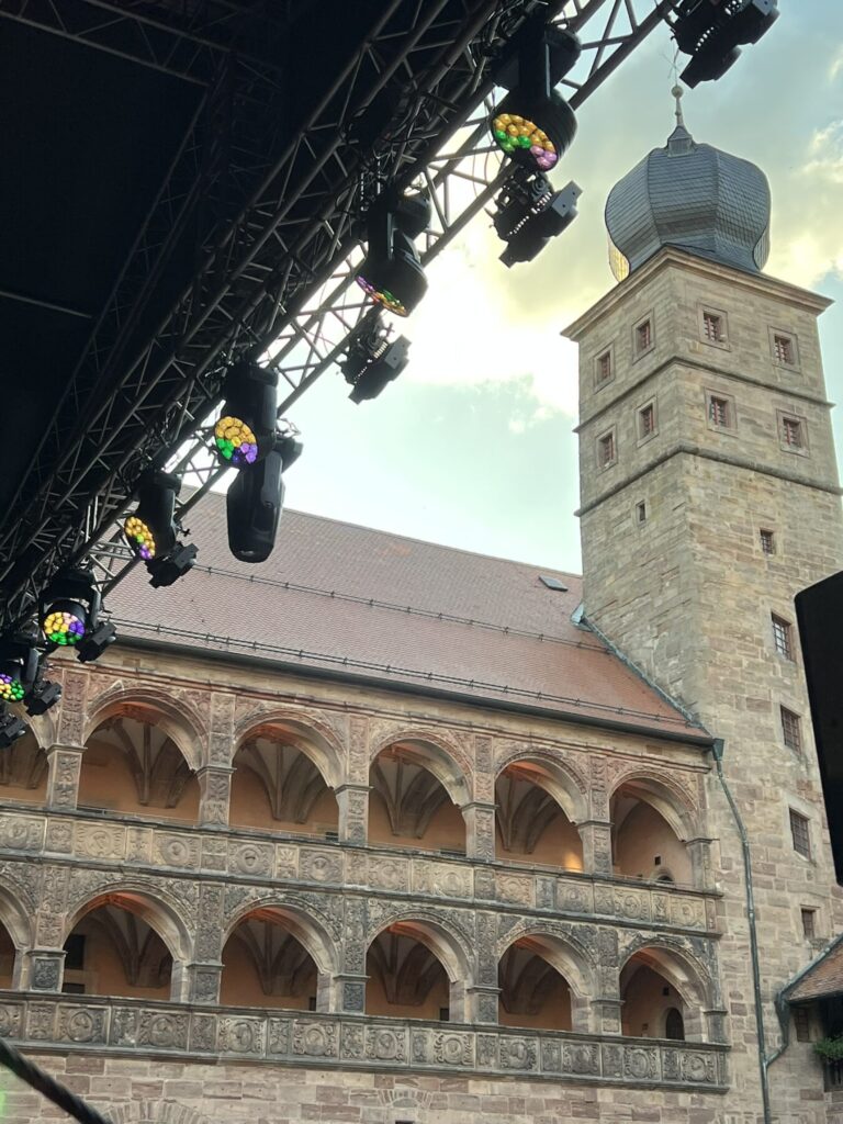 Mit Patti Smith on Europe-Tour. Patti Smith Quartet on Stage in Kulmbach