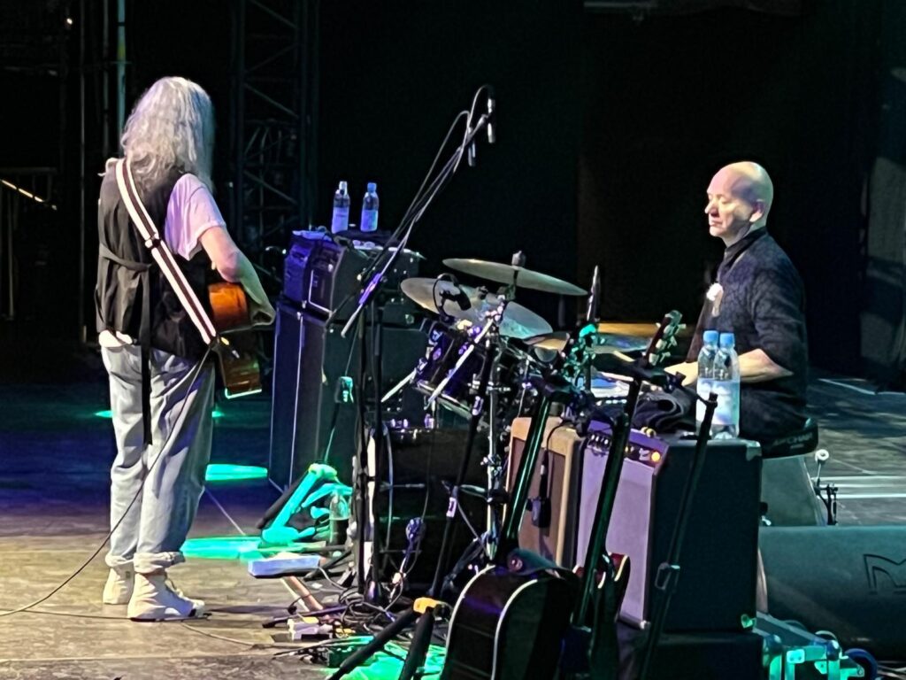 Mit Patti Smith on Europe-Tour. Patti Smith Quartet on Stage in Munich