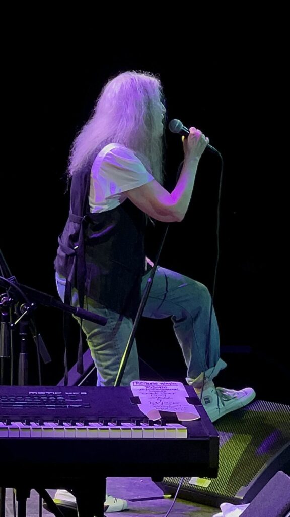 Mit Patti Smith on Europe-Tour. Patti Smith Quartet on Stage in Freiburg