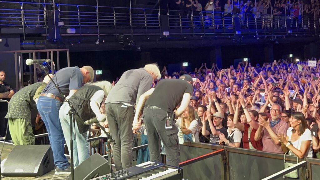 Mit Patti Smith on Europe-Tour. Patti Smith Quartet on Stage in Zurich