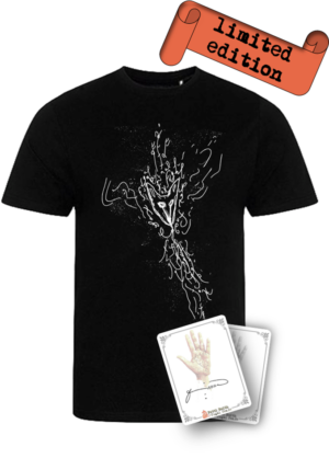 ein limitiertes Bundle: 1x T-shirt fugal fox mit 1x Bookplate (Exlibris), handsigniert von Patti Smith.