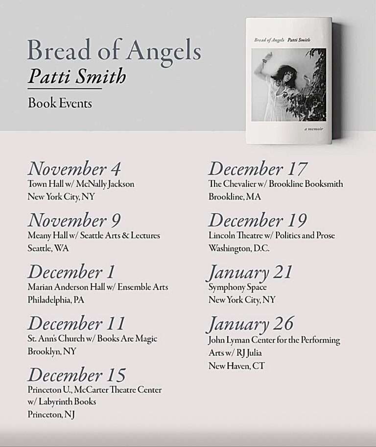 Patti takes Bread of Angels on the road…