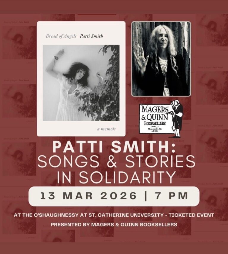 Patti Smith 03/13: Songs & Stories in Solidarity the O'Shaughnessy at St Catherine University Saint Paul, MN, USA