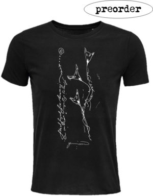 Das neue T-Shirt-Design floral fugal fox blooming. Ein T-Shirt mit exklusiven Design von Patti Smith, superweich, moderne Passform, leichter Stoff, ökologisch, nachhaltig, 100% Bio, handgedruckt